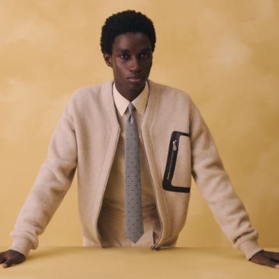 Grey - Hermès Silk Ties, Bow Ties and Pocket Squares | Hermès USA